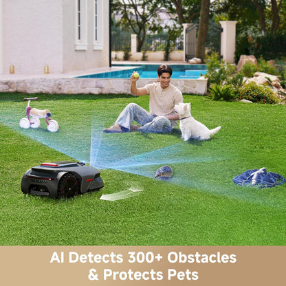 Lidax Ultra 800 Robotic Lawn Mower with 360° 3D Lidar & AI Vision
