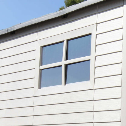 60190 7 X 7Ft Heavy Duty Plastic Shed, Beige