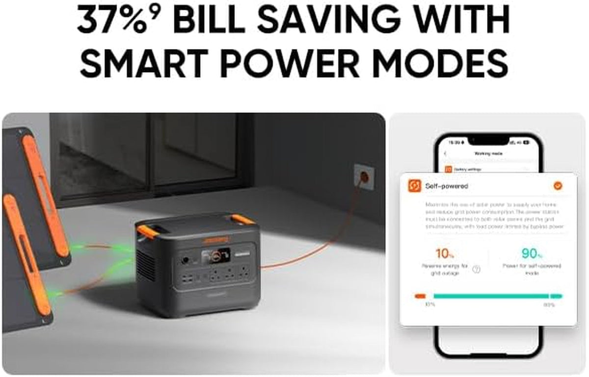 3000 V2, 3Kwh Lifepo4 Portable Power Station with 200W Solar Panel