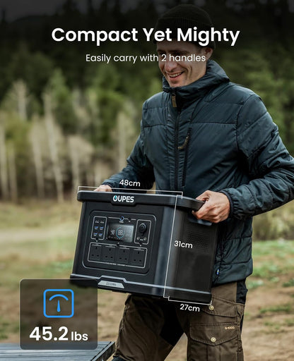 Exodus 2400 Portable Power Station, 2400W(4500W Surge) 2232Wh Battery