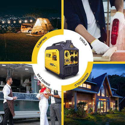 2000 Watt Petrol Inverter Generator Silent Pure Sine Wave