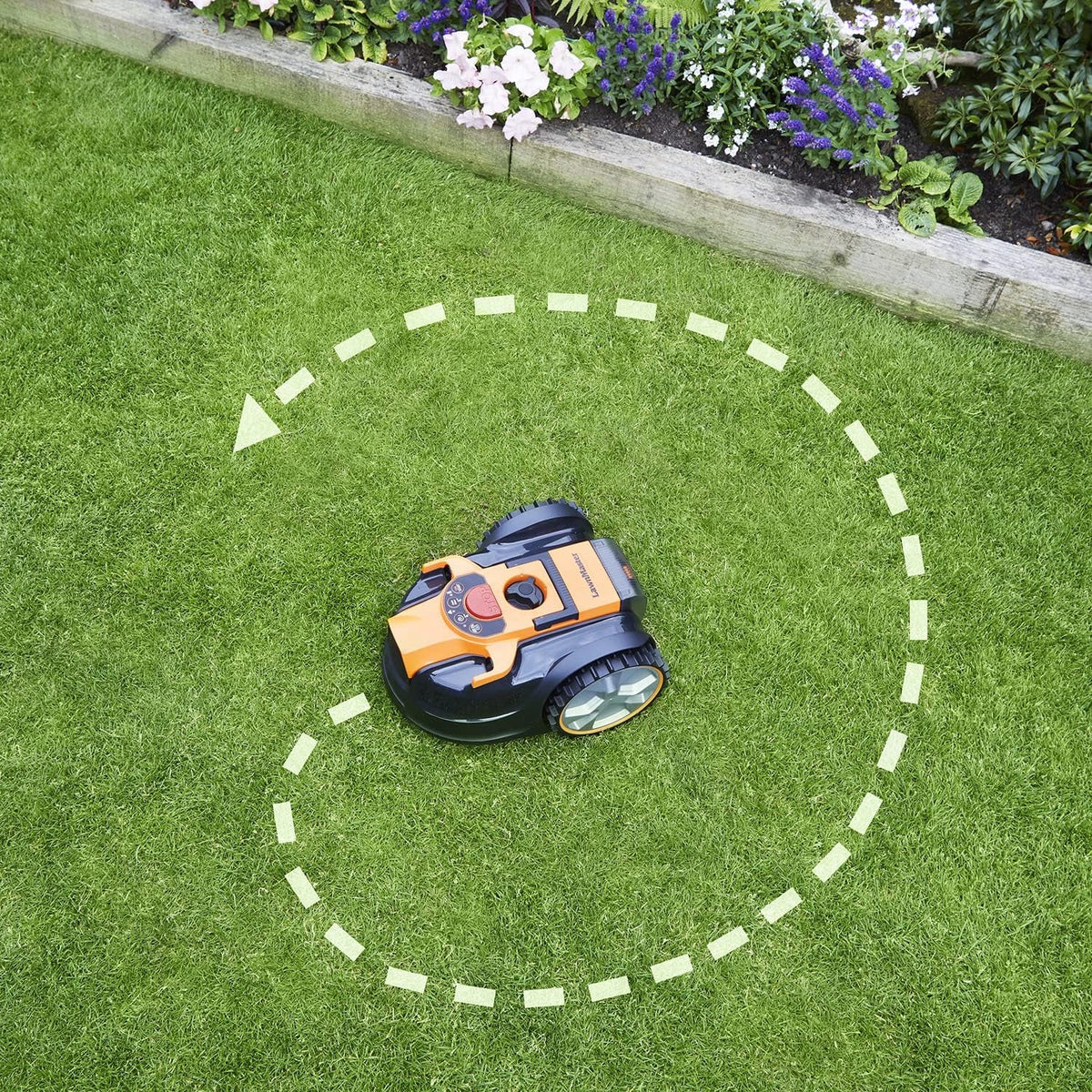 Ocumow 16 Vision Robot Lawnmower, 2 Batteries & Charger, 300M2