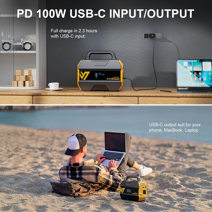 Flashspeed 300 Portable Power Station – 230Wh Lifepo4 Battery