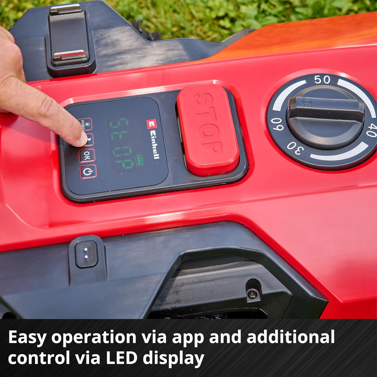 Robot Lawnmower 18V, Long-Life Battery, App Control