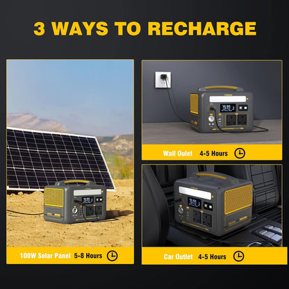 Jump 600X Portable Power Station 299Wh Lifepo4 Battery, 60W USB-C