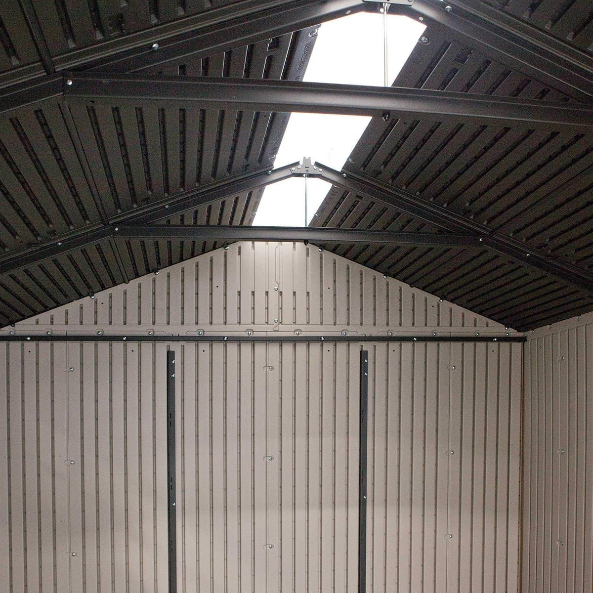 60190 7 X 7Ft Heavy Duty Plastic Shed, Beige