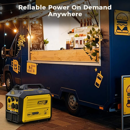 3400 Watt Petrol Inverter Generator Silent Pure Sine Wave