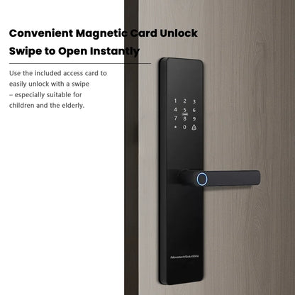 Smart Fingerprint Door Handle Lock