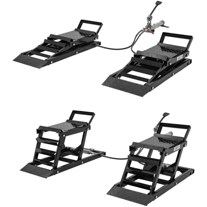 Black Widow Hydraulic Underbody Access Car Lift with Ramp – 3,000 LB. Capacity per Pair