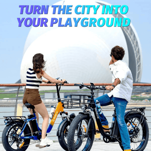 Ridstar DC26 2000W Folding Fat Tire Mountain Electric Bike