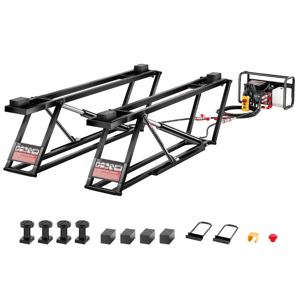 5,000 LB Adjustable Car Lift with Remote Control – Perfect for Home Garages