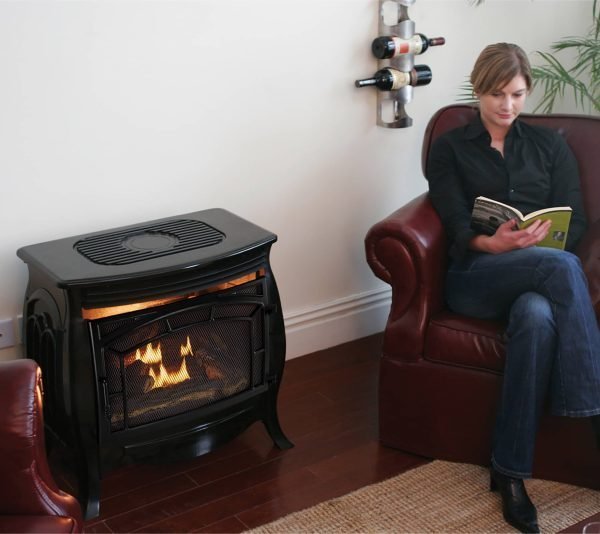 Duluth Forge Dual Fuel Ventless Gas Stove – 26,000 BTU
