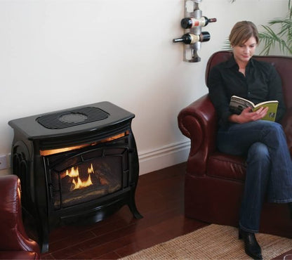 Duluth Forge Dual Fuel Ventless Gas Stove – 26,000 BTU