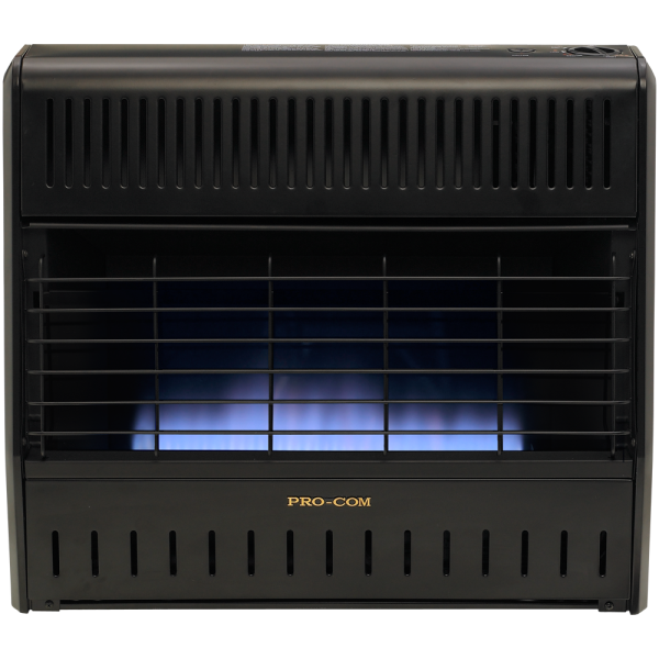 ProCom Reconditioned Dual Fuel Ventless Garage Heater – 30,000 BTU, Manual Control – Model# MD300HGA-R