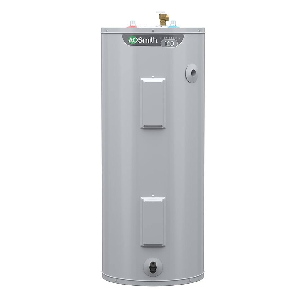 A.O. Smith Signature 100 40-Gallon Short 6-Year Warranty 4500-Watt Double Element Electric Water Heater | E6-40R45D TTP