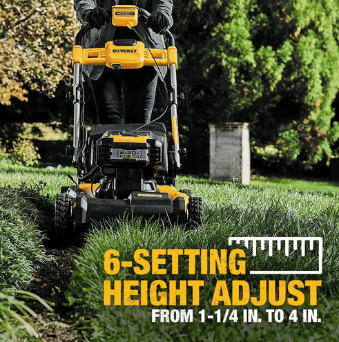 21.5 in. 20-V Li-Ion Cordless Battery Walk Behind Self Propelled Mower w/Hedge,Bare Trimmer,Blower,Cleaner,Pole/Hand Saw