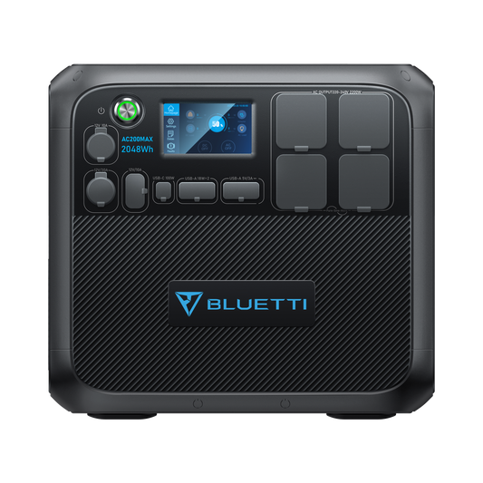 Bluetti AC200MAX 2,200W Portable Power Station with 350W Solar Panel