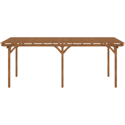 Outsunny 12′ x 20′ DIY Deck Outdoor Wood Pergola