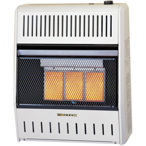 ProCom Reconditioned Dual Fuel Ventless Infrared Heater – 20,000 BTU, T-Stat Control – Model# MD3TPA-R