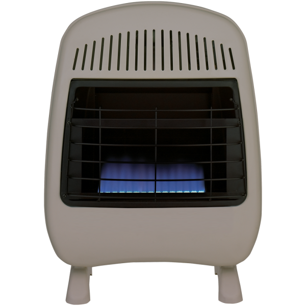 ProCom Reconditioned Dual Fuel Ventless Blue Flame Heater – 20,000 BTU, T-Stat Control – Model# MD200TBF-R