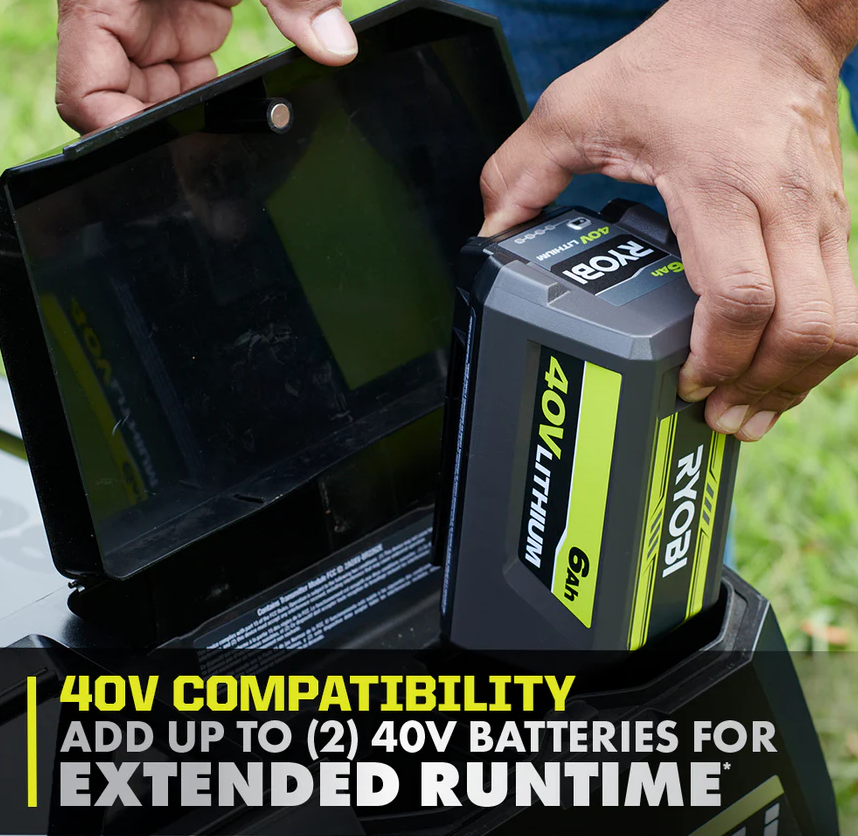RYOBI 80V HP Brushless 30 in. Battery Electric Cordless Zero Turn Mower with 80V 10 Ah Batteries