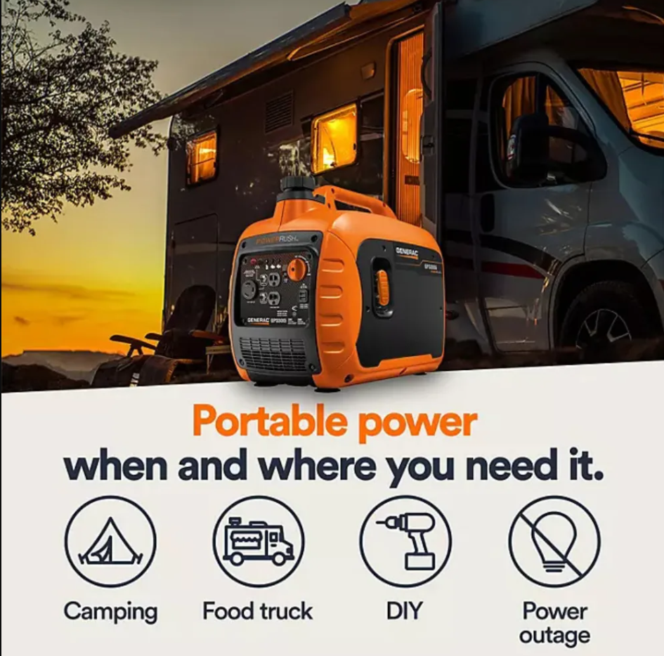 Generac 7153 GP3300i Portable Inverter Generator