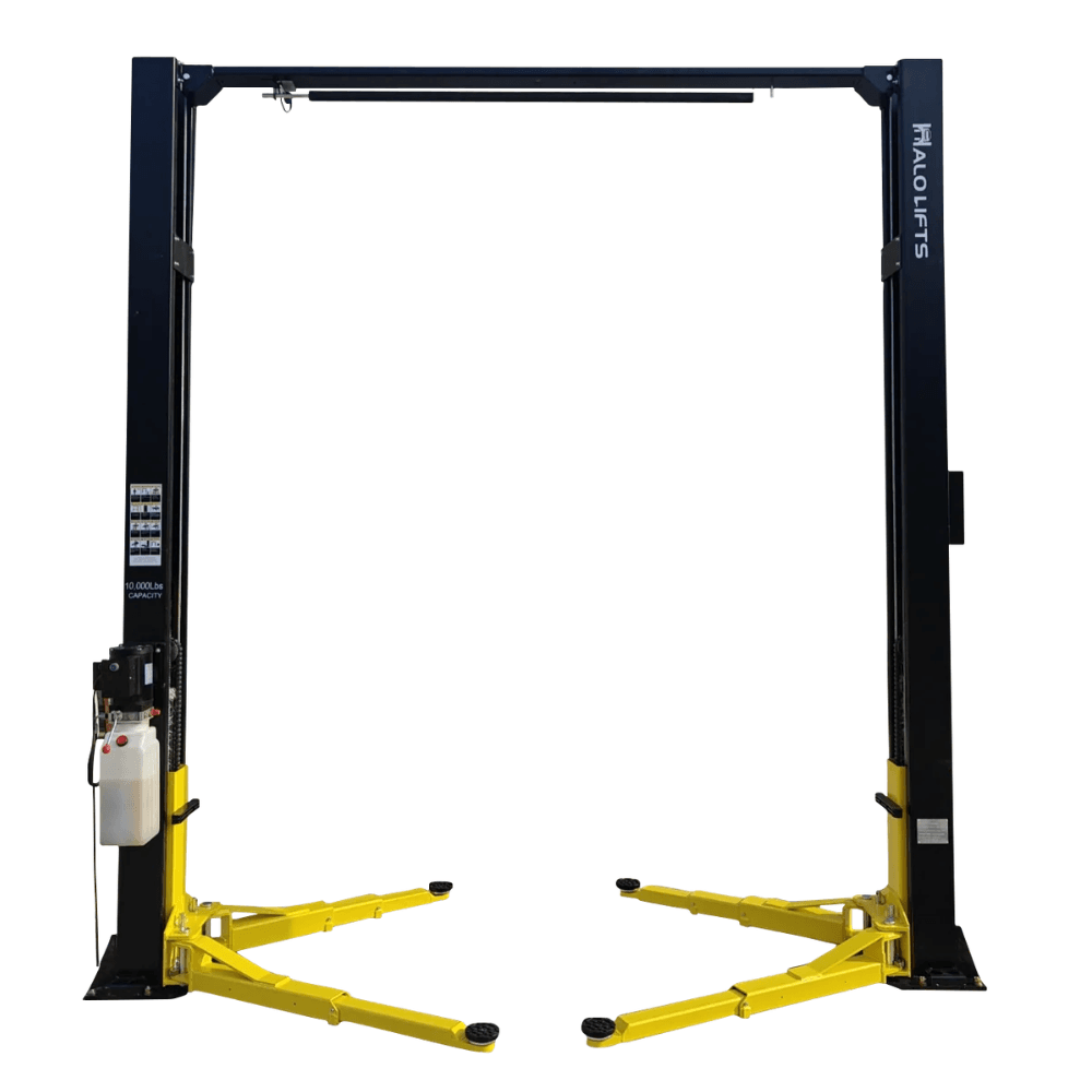 HALO LIFTS Clear Floor 2 Post Car Lift – 14,000 LB Capacity