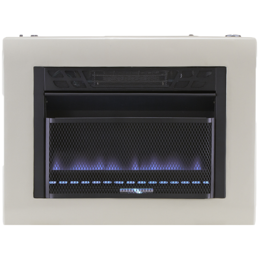 Cedar Ridge Reconditioned Hearth Dual Fuel Ventless Blue Flame Gas Space Heater With Blower – 20,000 BTU, T-Stat Control – Model# CH20TBU-R
