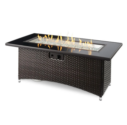 The Outdoor GreatRoom Company Montego 59-Inch Linear Propane Gas Fire Pit Table