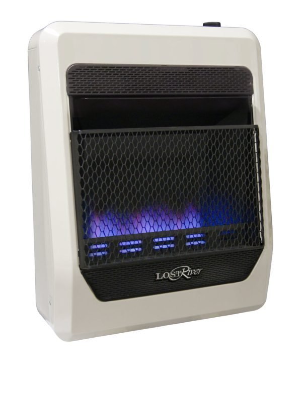 Lost River Dual Fuel Ventless Blue Flame Gas Space Heater – 20,000 BTU, T-Stat Control – Model# PCIT20BF