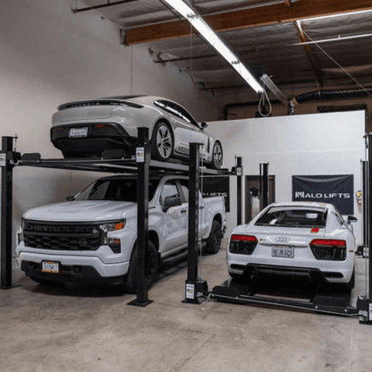 HALO LIFTS PRO XL 4 Post Car Lift – 9,000 LBS Capacity