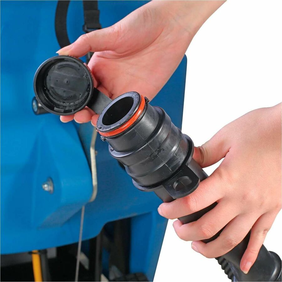 Global Industrial Electric Walk-Behind Auto Floor Scrubber, 18″ Cleaning Path