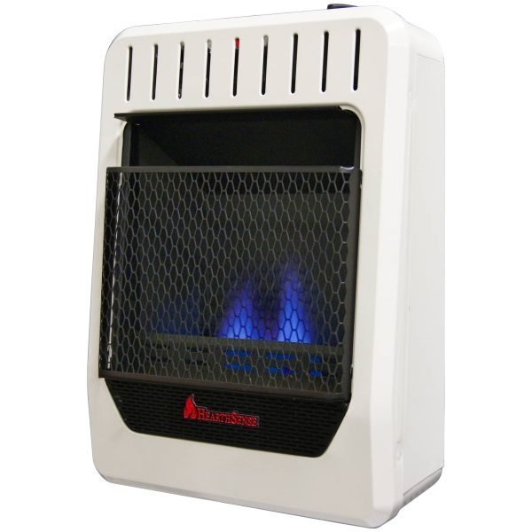 Factory Reconditioned Blue Flame Gas Heater – 10,000 BTU, Dual Fuel – Model# BF10M-B-R
