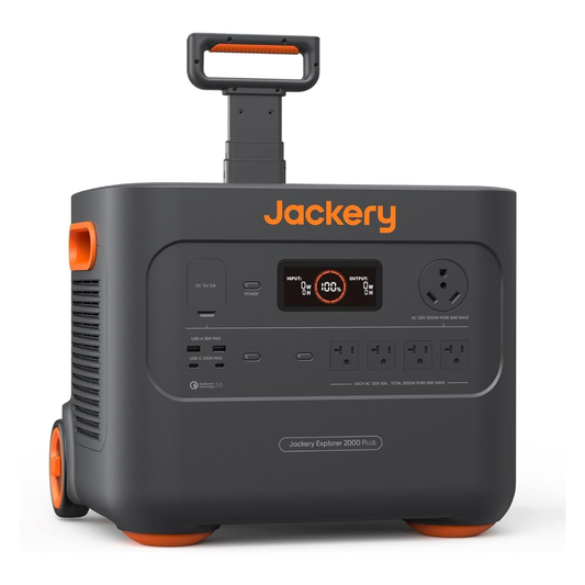 Jackery Solar Generator 4000 Kit — Explorer 2000 Plus + E2000 Plus Battery + 2× 200W Solar