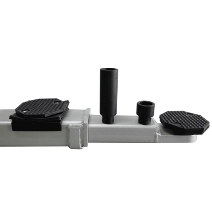 Asymmetric 2 Post Car Lift Clear Floor 9,000 lbs. Capacity Heavy Duty in Black