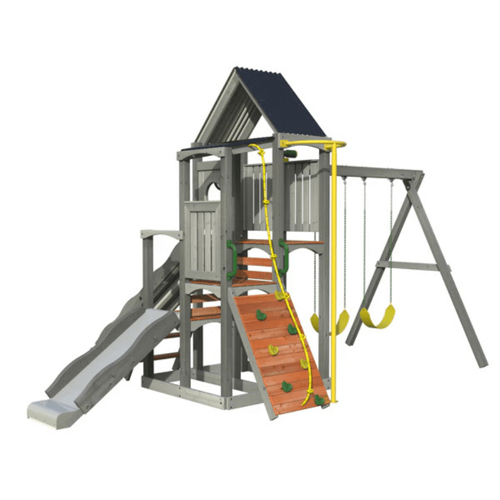 Jack & June Haven Wooden Swing Set