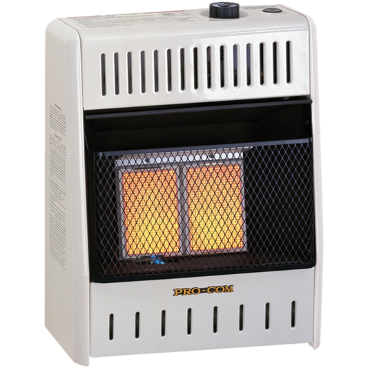 ProCom Reconditioned Dual Fuel Ventless Infrared Heater – 10,000 BTU, T-Stat Control – Model# MD2TPA-R
