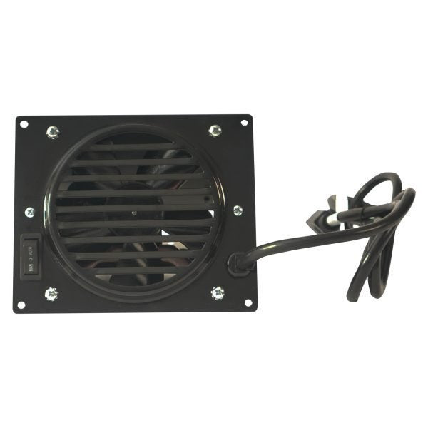 Fan Blower for MU Style Mini Hearth Gas Space Heaters – Black Finish – Model# 20UB100B-01