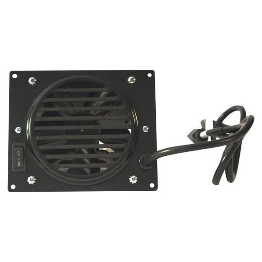 Fan Blower for MU Style Mini Hearth Gas Space Heaters – Black Finish – Model# 20UB100B-01