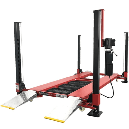 Triumph NOS9000XLT – Extra Long & Extra Tall 9,000 lbs Capacity Portable Four Post Storage Car Lift – 110V